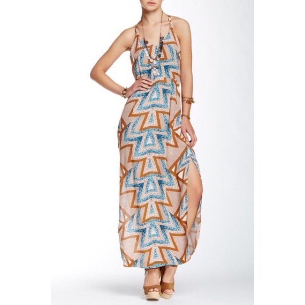 Free People ‘Serves You Right’ Print Maxi Dress